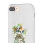 Totoro with Flower Umbrella iPhone Cases Ghibli Store ghibli.store