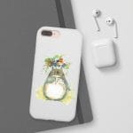 Totoro with Flower Umbrella iPhone Cases Ghibli Store ghibli.store