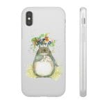 Totoro with Flower Umbrella iPhone Cases Ghibli Store ghibli.store