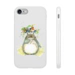 Totoro with Flower Umbrella iPhone Cases Ghibli Store ghibli.store