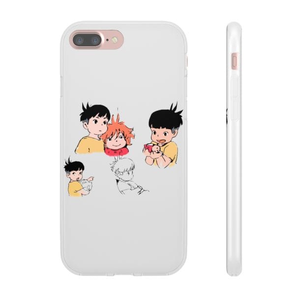 Ponyo and Sosuke Sketch iPhone Cases Ghibli Store ghibli.store