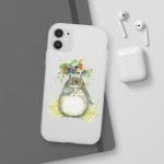 Totoro with Flower Umbrella iPhone Cases Ghibli Store ghibli.store