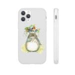 Totoro with Flower Umbrella iPhone Cases Ghibli Store ghibli.store