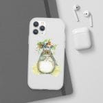 Totoro with Flower Umbrella iPhone Cases Ghibli Store ghibli.store