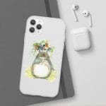 Totoro with Flower Umbrella iPhone Cases Ghibli Store ghibli.store