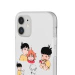 Ponyo and Sosuke Sketch iPhone Cases