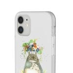 Totoro with Flower Umbrella iPhone Cases Ghibli Store ghibli.store