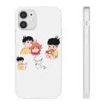 Ponyo and Sosuke Sketch iPhone Cases Ghibli Store ghibli.store