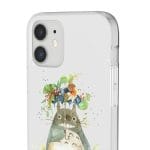 Totoro with Flower Umbrella iPhone Cases Ghibli Store ghibli.store