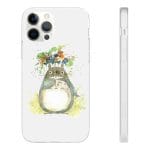 Totoro with Flower Umbrella iPhone Cases Ghibli Store ghibli.store