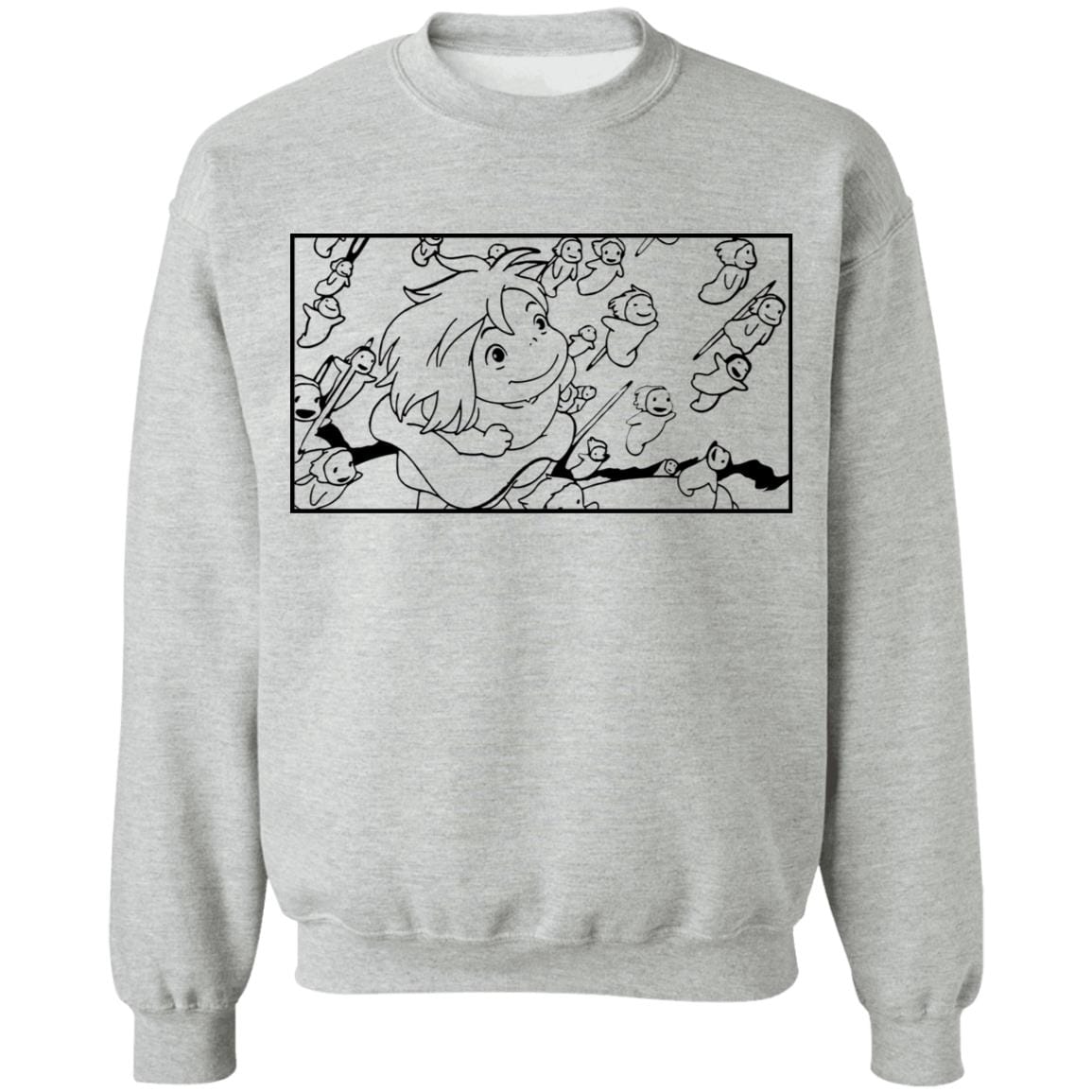 Ponyo – Freedom Sketch Sweatshirt
