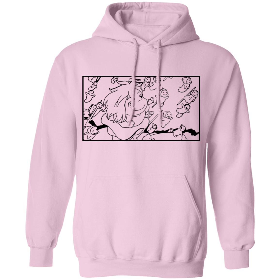 Ponyo – Freedom Sketch Hoodie Ghibli Store ghibli.store