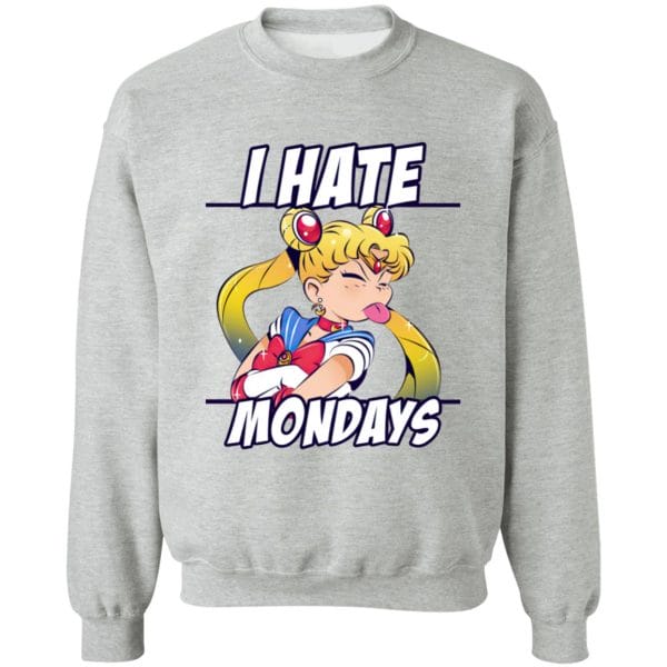 Sailormoon – I Hate Mondays Sweatshirt Ghibli Store ghibli.store