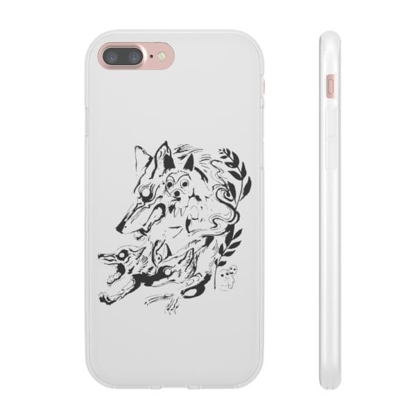Princess Mononoke and The Wolf Creative Art iPhone Cases Ghibli Store ghibli.store