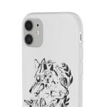 Princess Mononoke and The Wolf Creative Art iPhone Cases