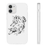 Princess Mononoke and The Wolf Creative Art iPhone Cases