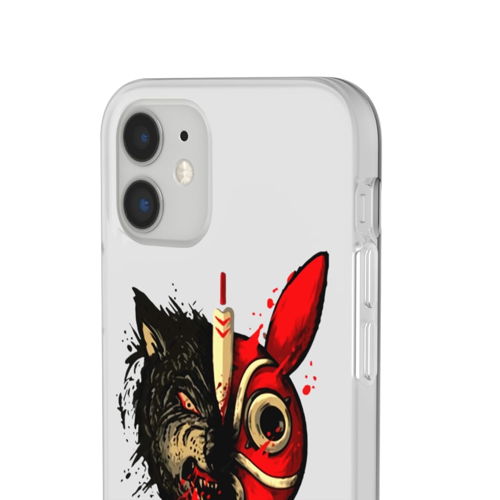 Princess Mononoke Mask & Wolf iPhone Cases