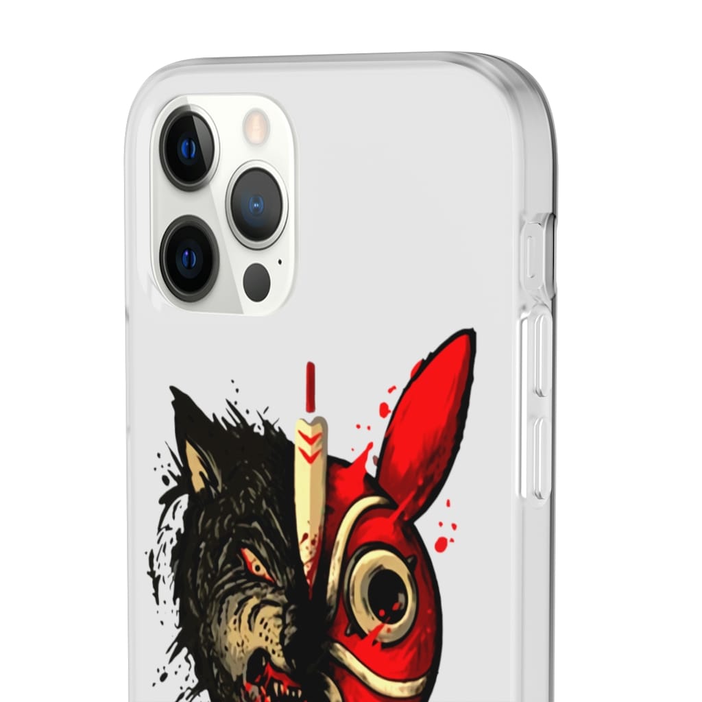 Princess Mononoke Mask & Wolf iPhone Cases Ghibli Store ghibli.store