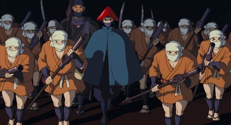 Princess Mononoke Studio Ghibli Lady Eboshi Fight