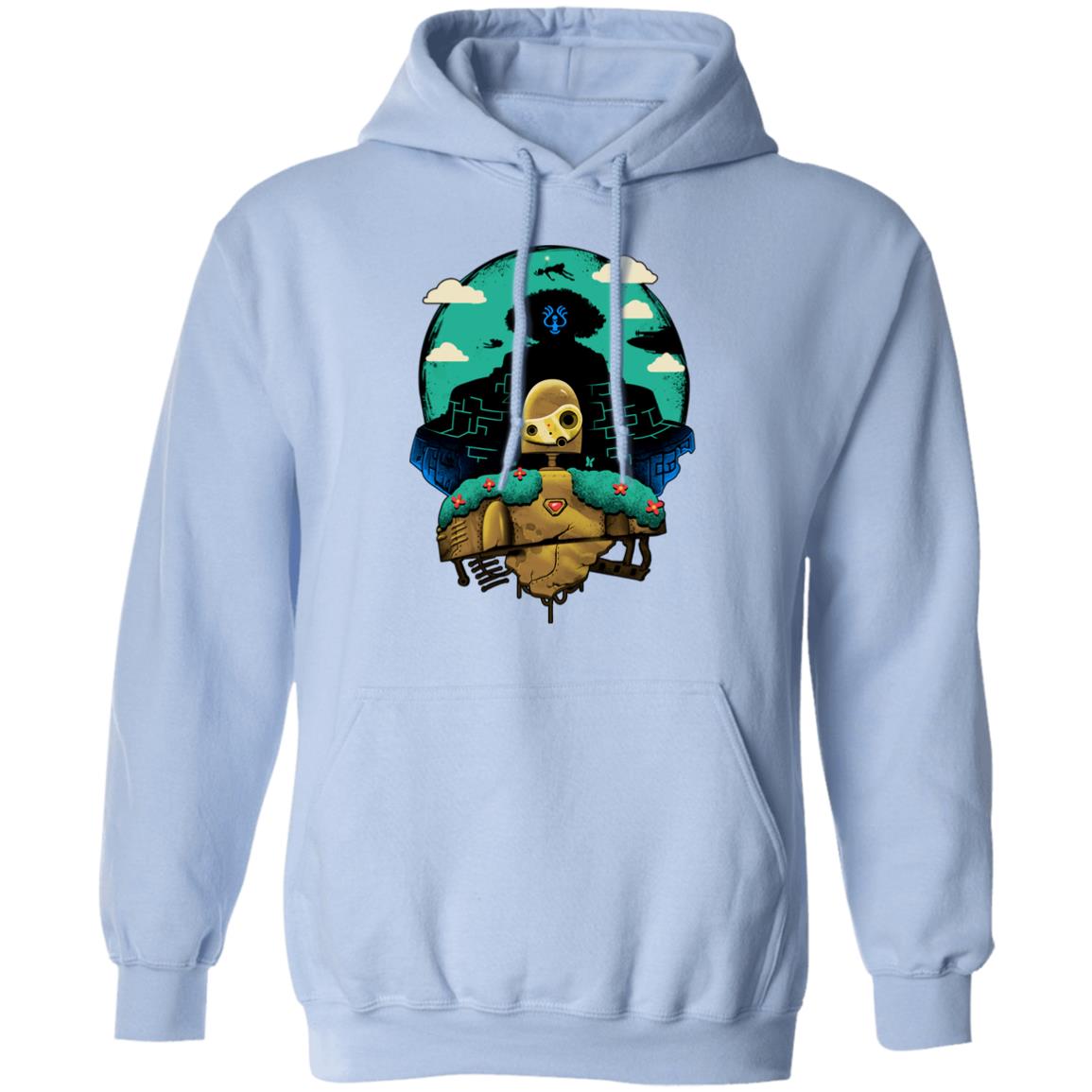 Laputa: Castle in The Sky and Warrior Robot Hoodie
