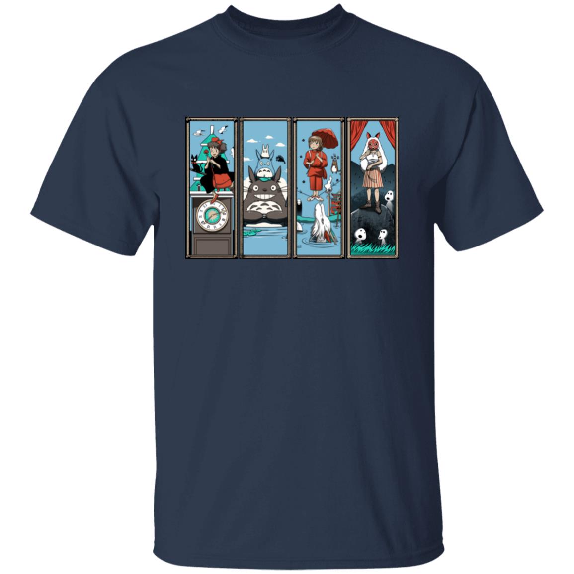 Ghibli Most Famous Movies Collection T Shirt