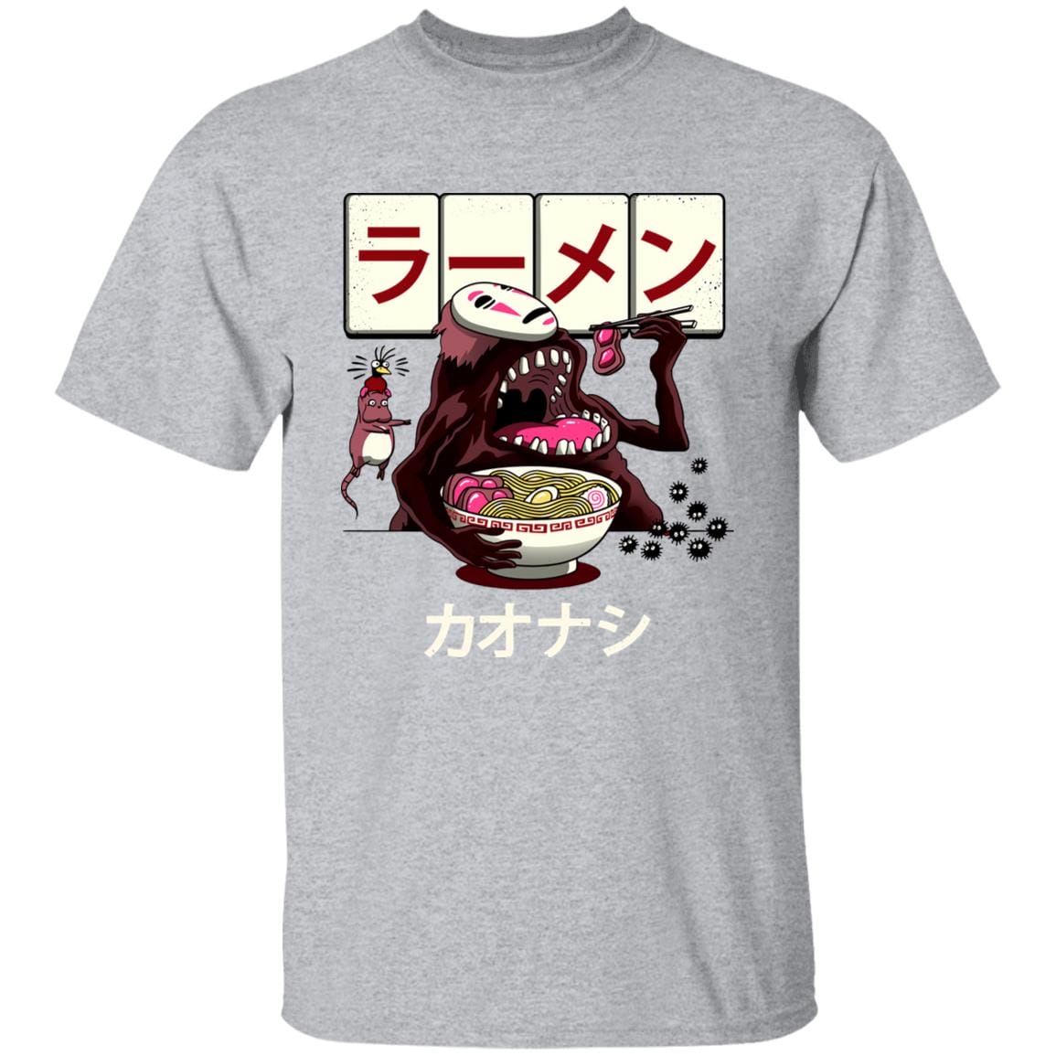 Spirited Away Kaonashi Ramen T Shirt