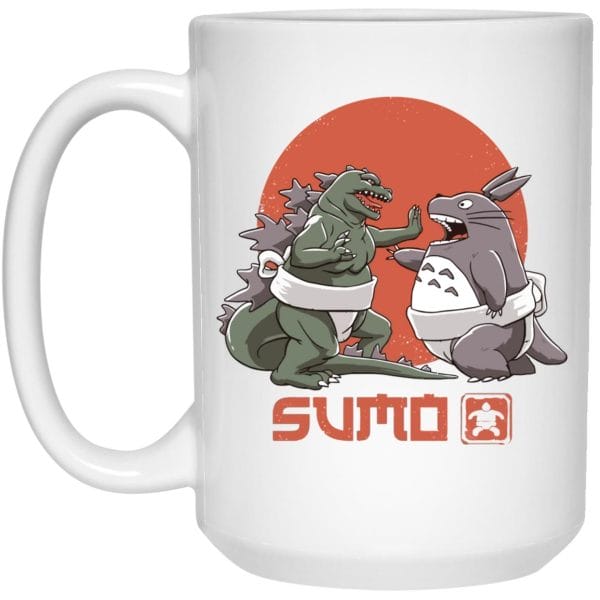 Totoro vs. Godzilla Sumo Mug Ghibli Store ghibli.store