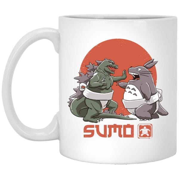 Totoro vs. Godzilla Sumo Mug Ghibli Store ghibli.store