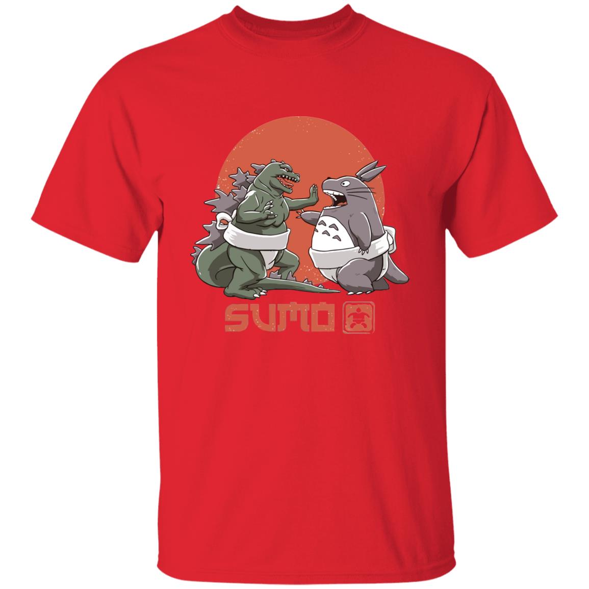 Totoro vs. Godzilla Sumo T Shirt