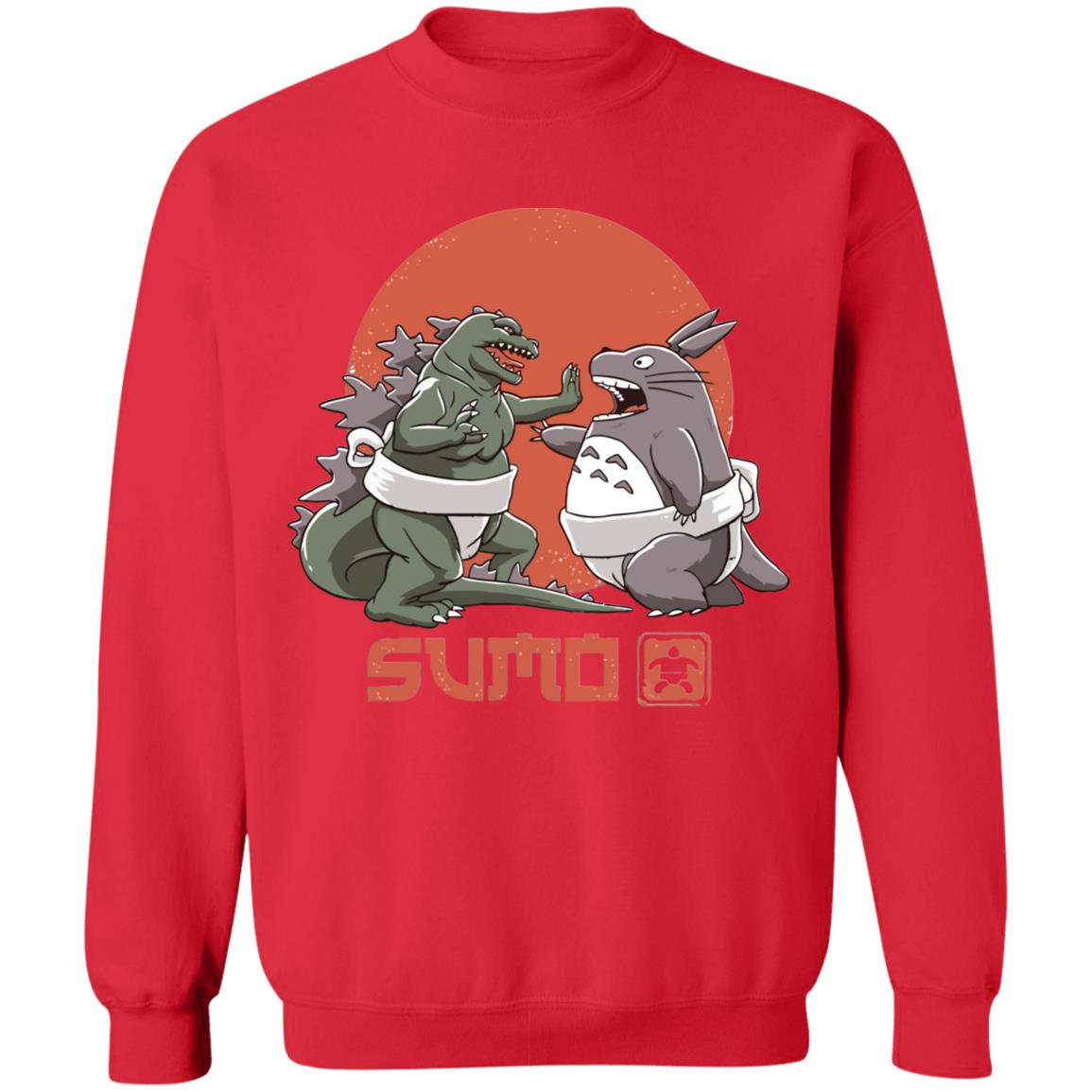 Totoro vs. Godzilla Sumo Sweatshirt