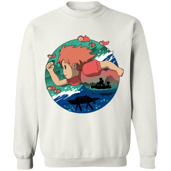 Ponyo’s Journey Sweatshirt Ghibli Store ghibli.store
