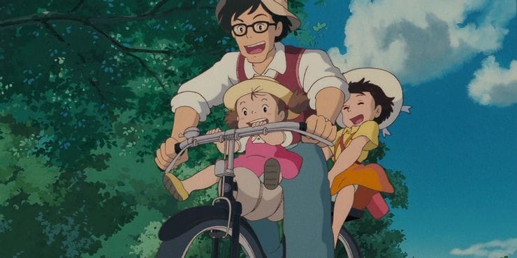 My Neighbor Totoro Hayao Miyazaki Studio Ghibli Mei Satsuki Biycle