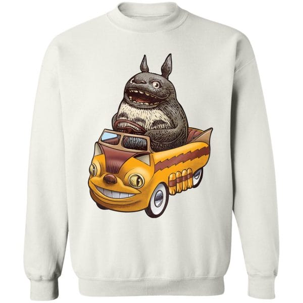 Totoro driving Catbus Sweatshirt Ghibli Store ghibli.store