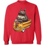 Totoro driving Catbus Sweatshirt