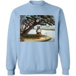 Totoro on the Catbus Spring Ride Sweatshirt