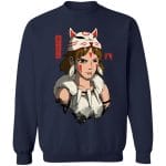 Mononoke The Wolf Girl Sweatshirt Ghibli Store ghibli.store