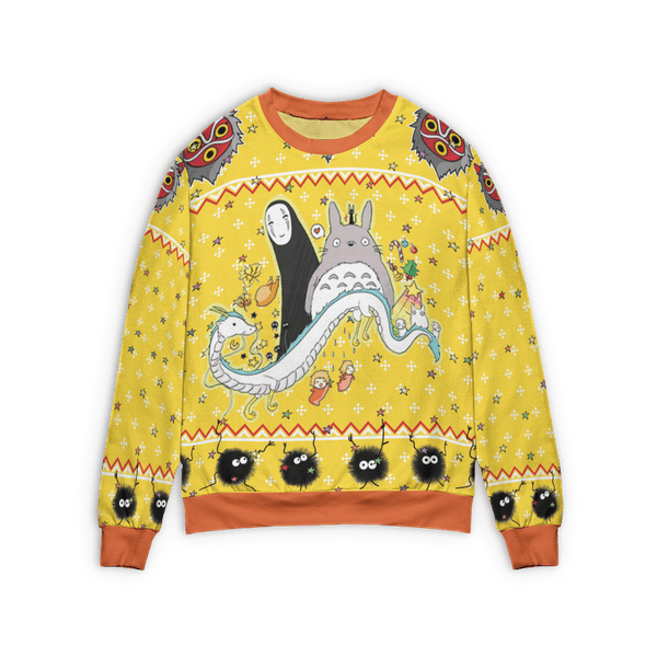 Totoro on the Autumn Tree 3D Sweater