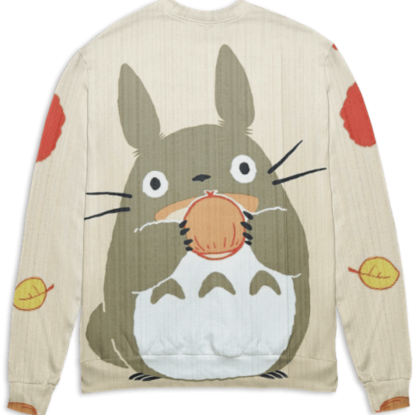 Totoro and the Chestnut 3D Sweater Ghibli Store ghibli.store