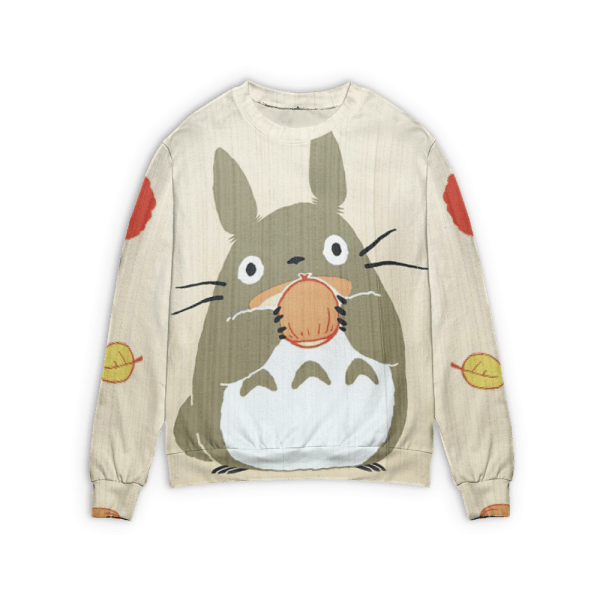 Totoro and the Chestnut 3D Sweater Ghibli Store ghibli.store