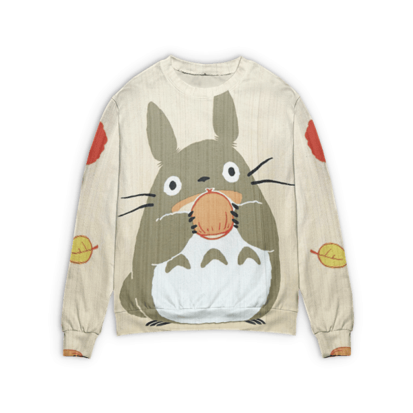 Totoro on the Autumn Tree 3D Hoodie Ghibli Store ghibli.store