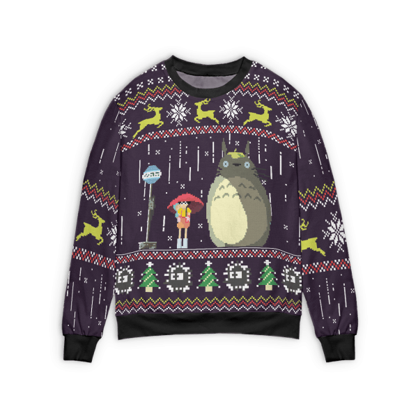 Spirited Away – Kaonashi No Face 3D Ugly Christmas Sweater Ghibli Store ghibli.store
