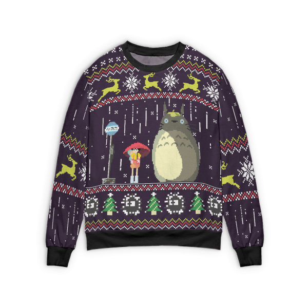 Totoro – The Ugly Christmas Sweater Style 2 Ghibli Store ghibli.store