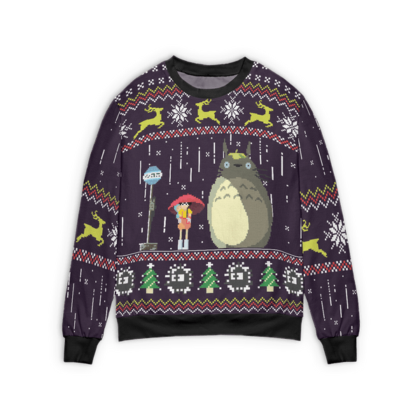 Spirited Away – Kaonashi No Face 3D Ugly Christmas Sweater