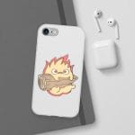 Howl’s Moving Castle – Calcifer Chibi iPhone Cases Ghibli Store ghibli.store