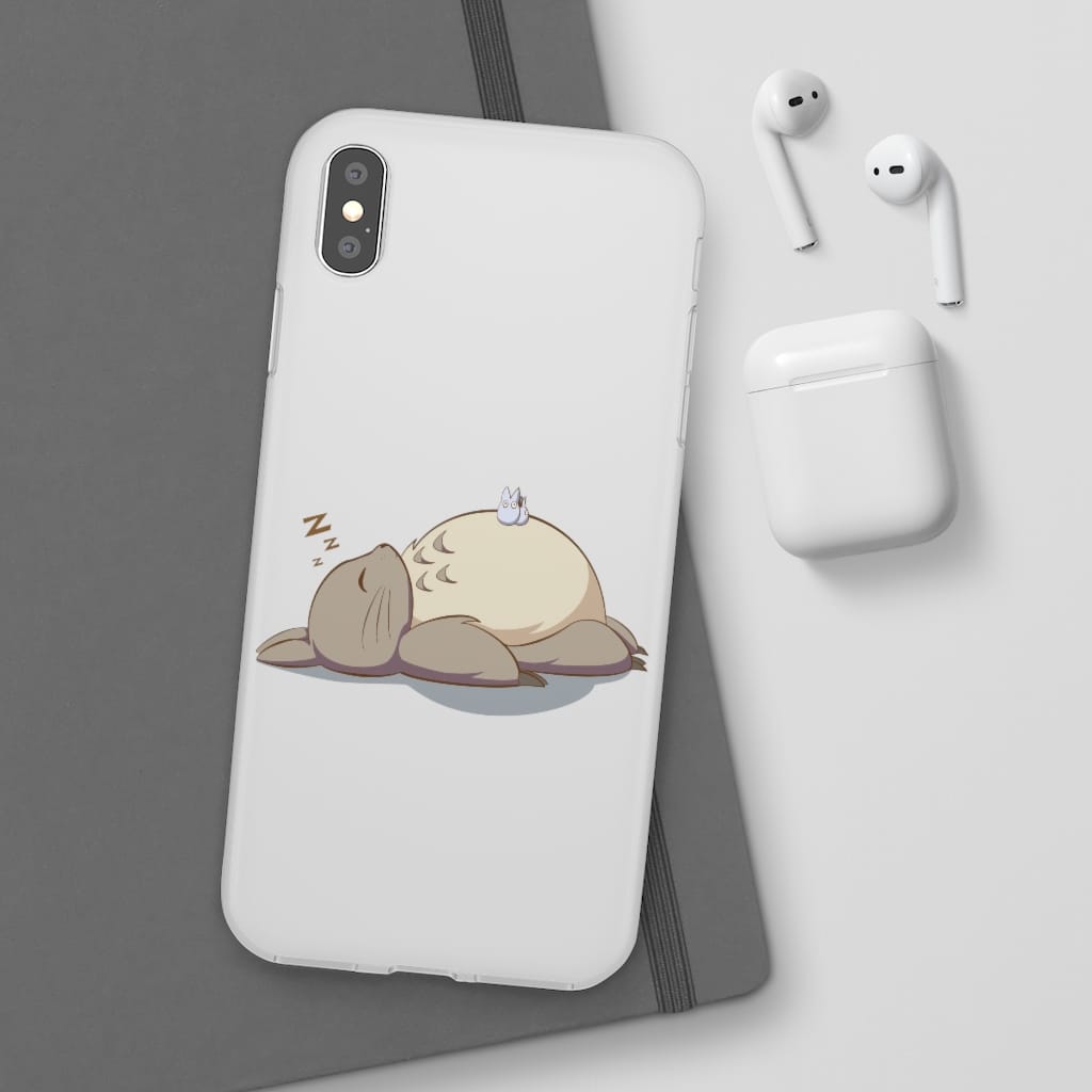 Sleeping Totoro iPhone Cases