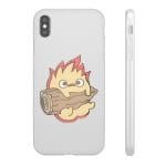 Howl’s Moving Castle – Calcifer Chibi iPhone Cases Ghibli Store ghibli.store