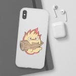 Howl’s Moving Castle – Calcifer Chibi iPhone Cases