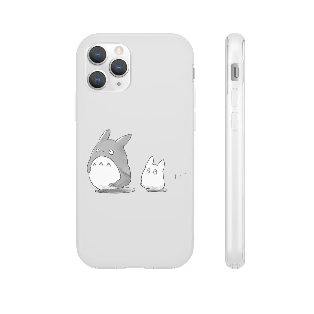 Walking Mini Totoro iPhone Cases