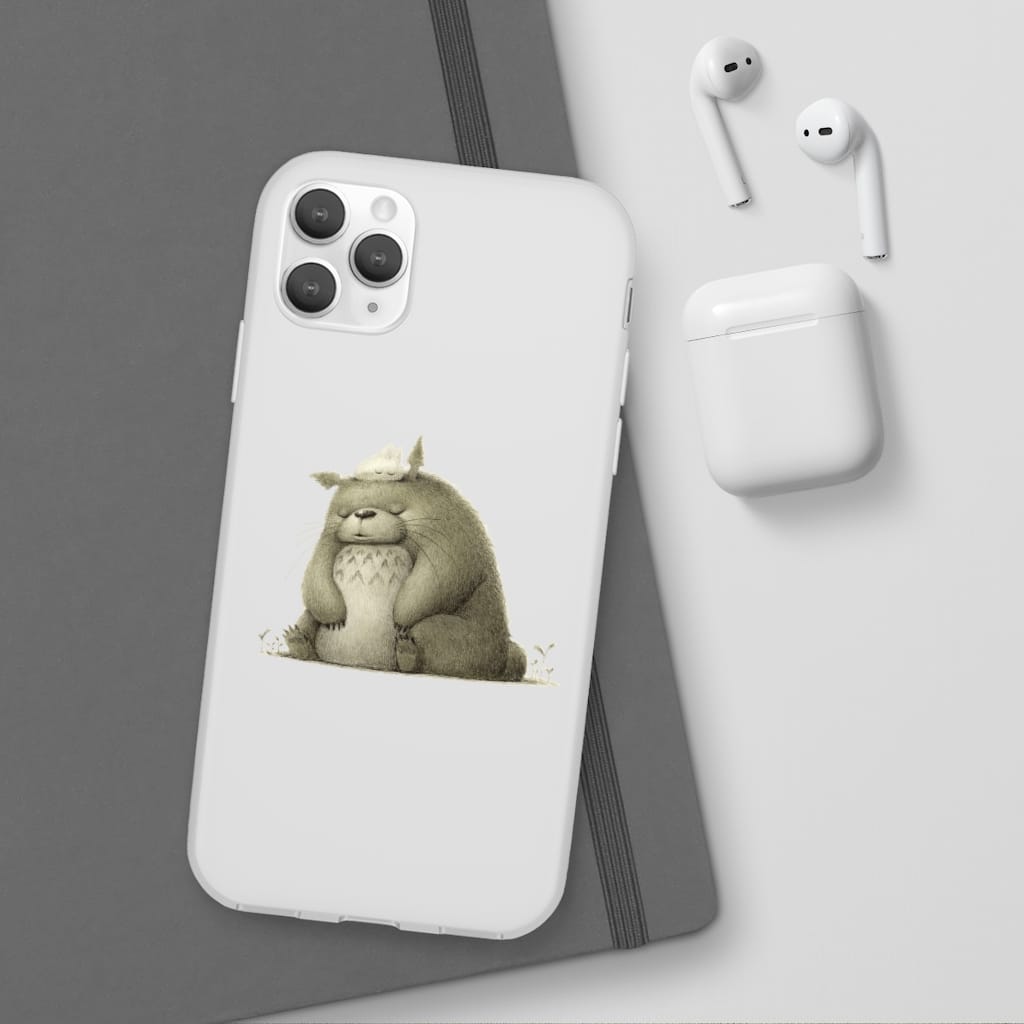 The Fluffy Totoro iPhone Cases