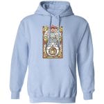 Totoro Stained Glass Art Hoodie